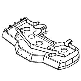 93430049 Wright Stander Cutter Deck Weldment, 48 Wzto