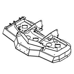 Cutter Deck Weldment, 48 Aero-Core, Wstn 93430050