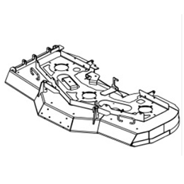 Cutter Deck Weldment, Aero-Core 48, Wv2 93430055