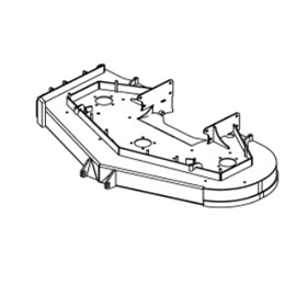 93440024 Wright Stander Cutter Deck W/ Isol. Caps, 52 Wse Iii