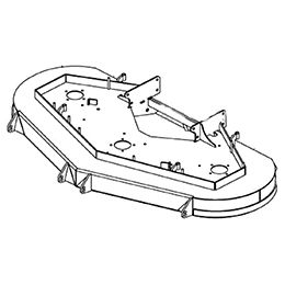 93440031 Wright Stander Cutter Deck W/ Isol. Caps, 52Rd, Wse Iii