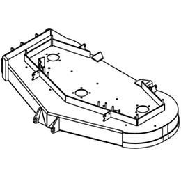 93440039 Wright Stander Cutter Deck Weldment, 52 Wz Rev.2, Sd