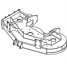 93440053 Wright Stander Cutter Deck Weldment, 52 Wst