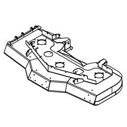 93440072 Wright Stander Cutter Deck Weldment, 52 Wzto