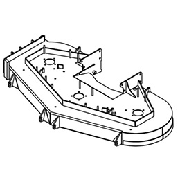 93450016 Wright Stander Cutter Deck W/ Isol. Caps, 61 Wse Iii