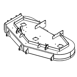 93450029 Wright Stander Cutter Deck Weldment, 61 Wzk