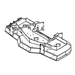 Cutter Deck Weldment, 61 Aero-Core, Wstii 93450050