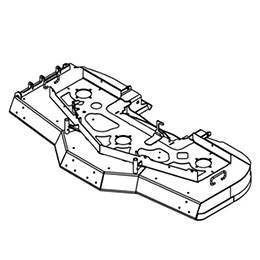 93450063 Wright Stander Cutter Deck Weldment, 61, Wv2