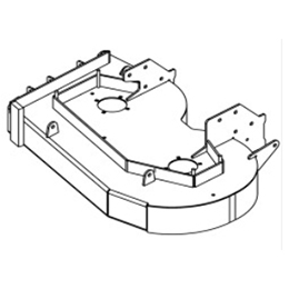 93470010 Wright Stander Cutter Deck W/ Isol. Caps, 36 Wses/Wsr