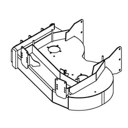 93470014 Wright Stander Cutter Deck W Isol Caps, 36 Wv