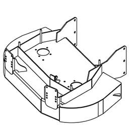 93440022 Wright Stander Cutter Deck W/ Isol. Caps, 52 Wv