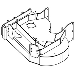 93480014 Wright Stander Cutter Deck W/ Isol. Caps, 32 Wvg