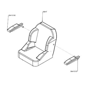 98410134,Seat, W/Seat Belt