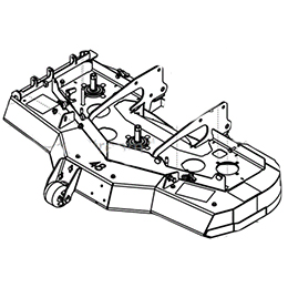 98430005 Wright Stander Cutter Deck Svc Assy 48, Wstn