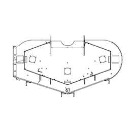 Cutter Deck Assembly, 61 Wzk 98450003