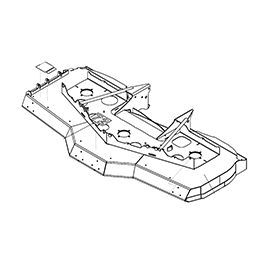 98460064 Wright Stander Cutter Deck Service Assembly, 72