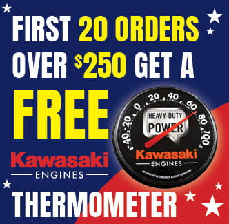 First 20 Orders Over $250 Get a FREE Kawasaki Thermometer!