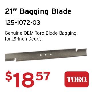 Genuine Toro 125-1072-03 Blade Bagging 21"