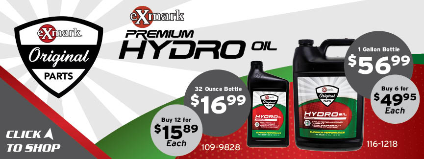 Exmark 109-9828 Hydro Oil In-Stock!