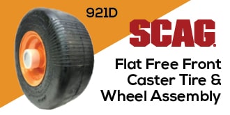 Scag Flat Free Front Caster Tire & Wheel Assembly